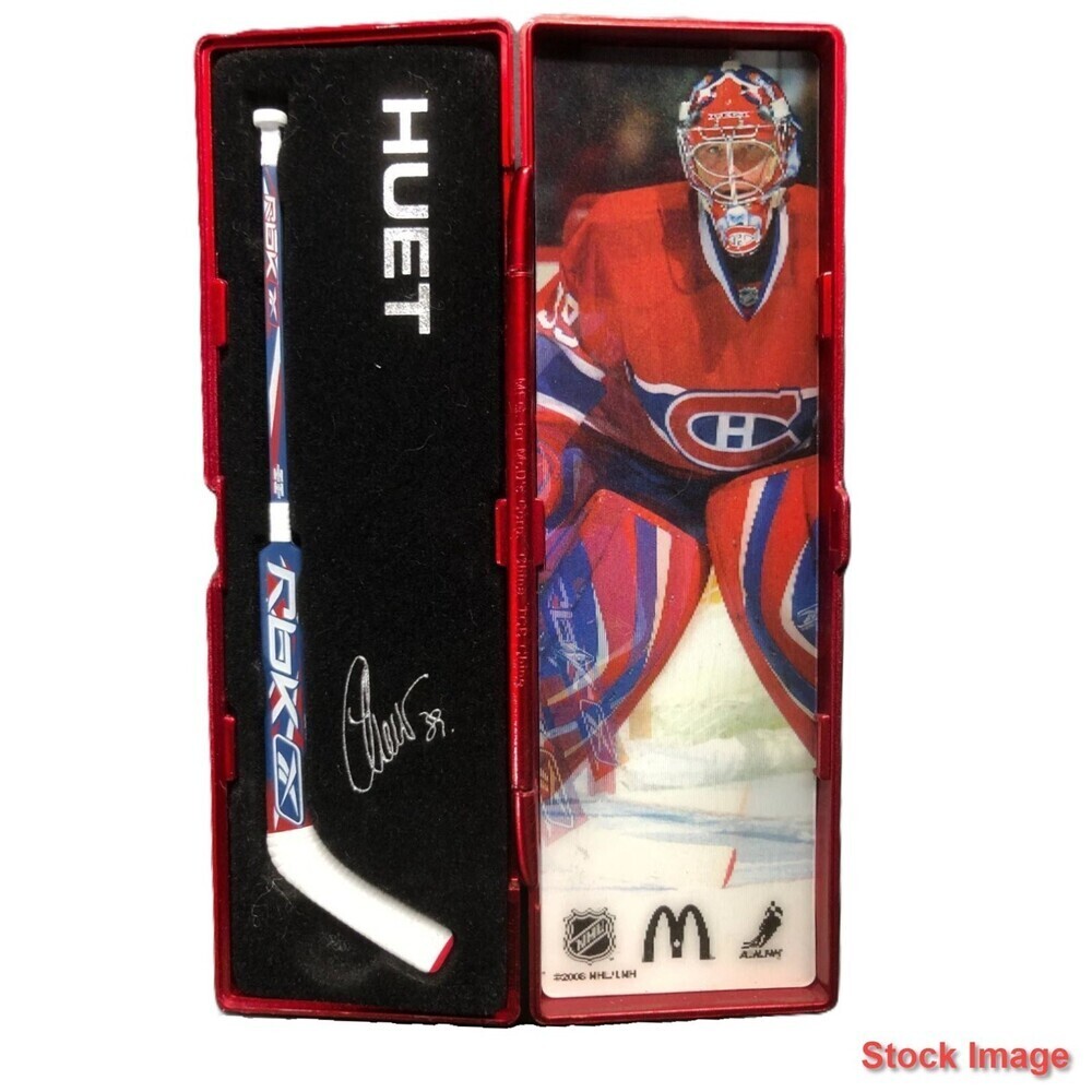 Huet 2008 NHL All Star Sticks Goalie McDonalds Sealed Promo Hockey New VTG
